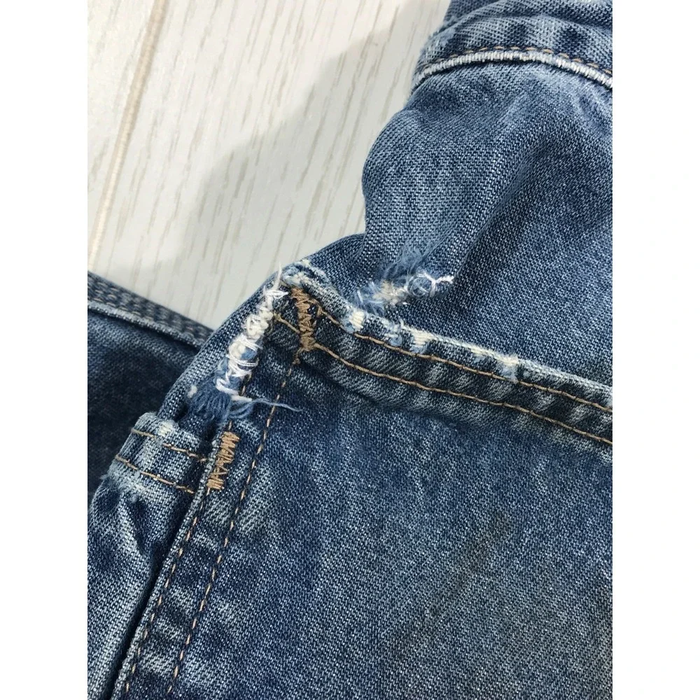 Carhartt Carpenter Jeans Mens 30x29 Blue Flame Resistant Workwear Utility Grunge